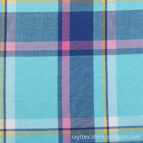 Ladies Fancy Cotton Yarn Dyed Check Fabric